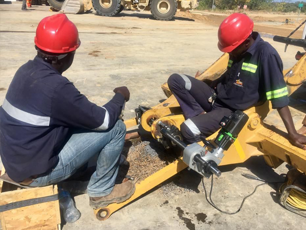 On-site boring rig